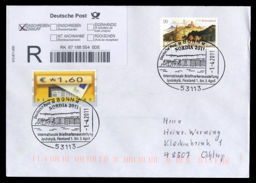 2011, Postgeschichte,Briefmarkenausstellungen,International ...