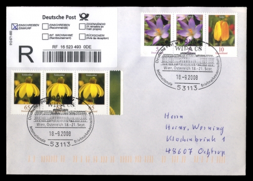 2008, Postgeschichte,Briefmarkenausstellungen,International ...
