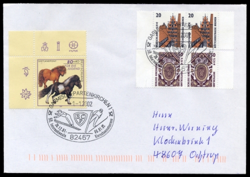 2001, Sport u. Spiel,Wintersport,sonstige, 1921 u.a., Brief