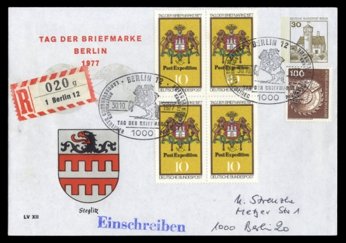 1977, Postgeschichte,Tag der Briefmarke,Deutschland nach 1945, ...