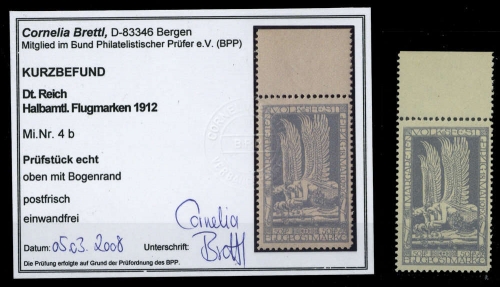 1912, Deutsches Reich, 4 b OR, **