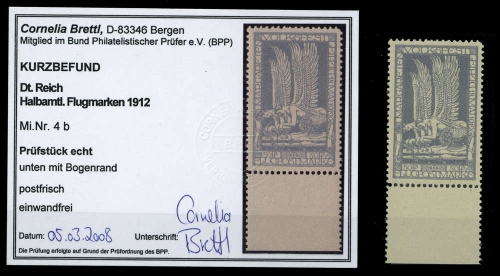 1912, Deutsches Reich, 4 b UR, **