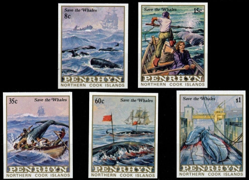 1983, Tiere,Säugetiere,Wale, 310-14 U, **
