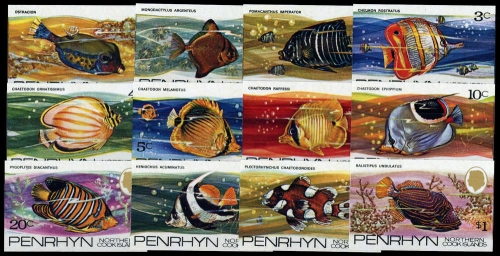 1974, Tiere,Fische,allgemein, 44-55 U, **