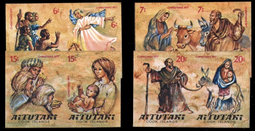 1977, Religion,Christliche,Weihnachten, 262-69 U, **