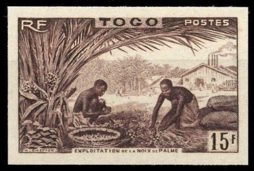 1954, Togo, 222 PU, **