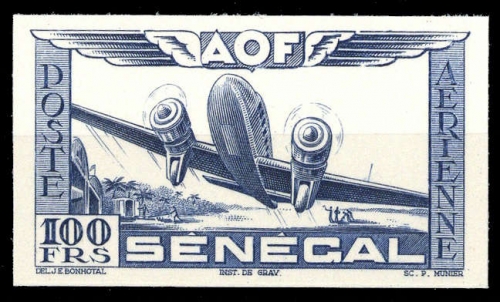 1942, Senegal, 213 PU, (*)