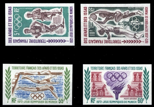 1972, Afars und Issas, 68-71 U, **