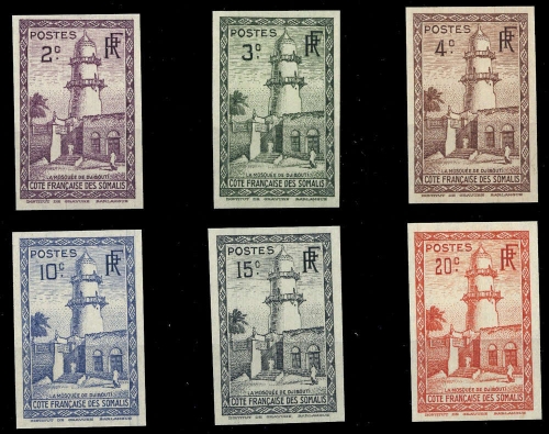 1938, Französisch Somaliküste, ex 150-56 U, **