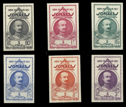 1938, Französisch Somaliküste, ex 167-79 U, **