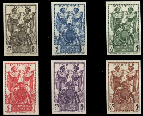 1938, Französisch Somaliküste, ex 157-65 U, **