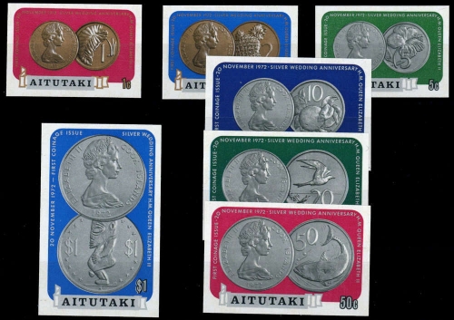 1973, Aitutaki, 69-75 U, **
