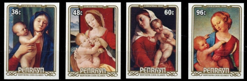 1984, Religion,Christliche,Weihnachten, 402-05 U, **