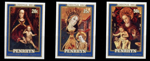 1980, Religion,Christliche,Madonnen, 167-69 U, **