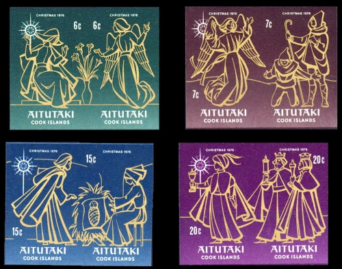 1976, Religion,Christliche,Weihnachten, 215-22 U, **
