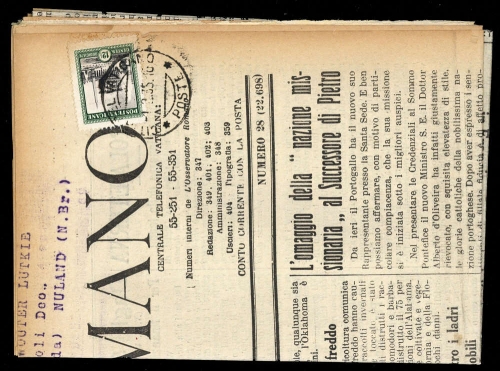 1930, Vatikanstaat, Brief