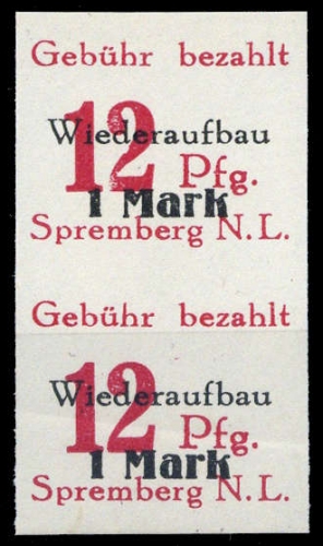 1946, Deutsche Lokalausgabe Spremberg, 20 B XII, **