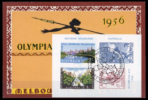 1956, Sport u. Spiel,Olympia Sommerrspiele 1952-1968,, 266-69 ...