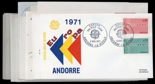 1971, Int.Organisationen,CEPT,, 1971, FDC