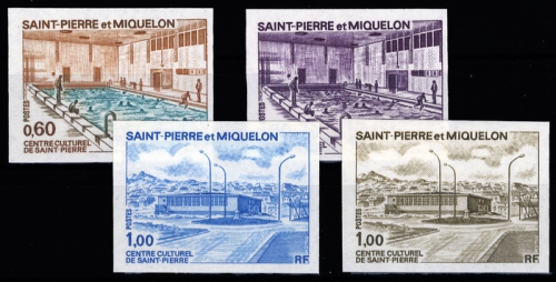 1973, St. Pierre et Miquelon, 492-3 PU, **