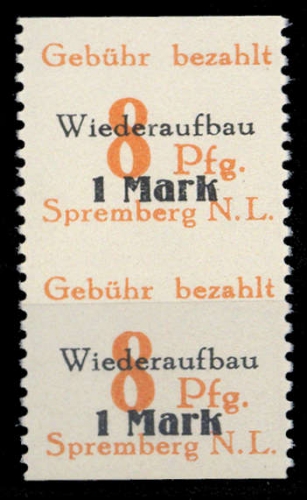 1946, Deutsche Lokalausgabe Spremberg, 19 A Uw, **