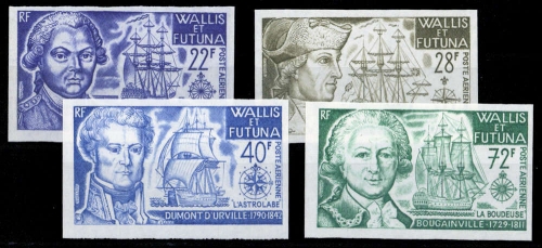 1973, Wallis und Futuna, 242-45 PU, **