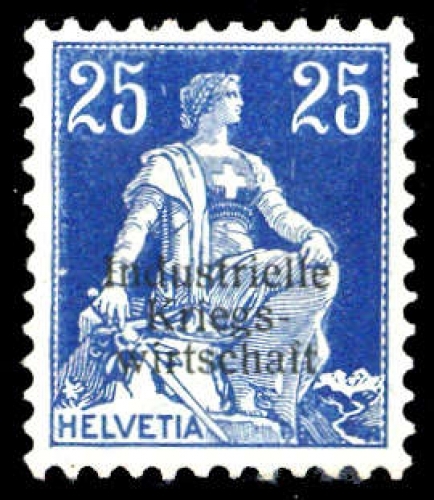 1918, Schweiz Dienstmarken für Kriegswirtschaft, 7 I, *