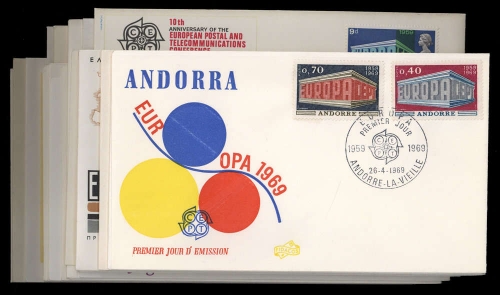 1969, Int.Organisationen,CEPT,, 1969, FDC
