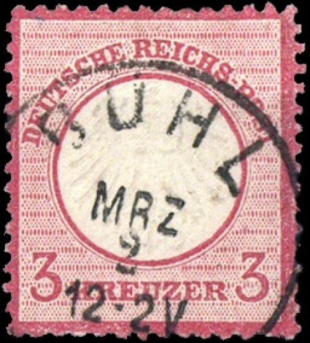 Altdeutschland Baden, DR 25, gest.