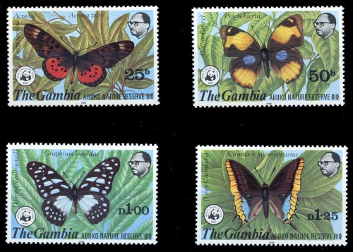 1980, Gambia, 402-05, **