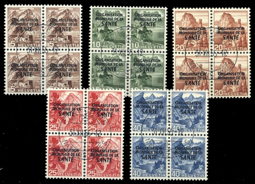 1948, Schweiz Weltgesundheitsorganisation OMS, 1-5 (4), cto