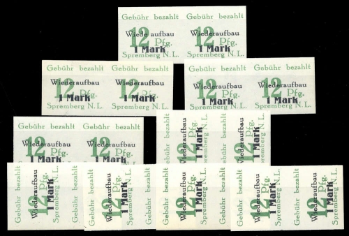 1946, Deutsche Lokalausgabe Spremberg, 22 B I-XII, **