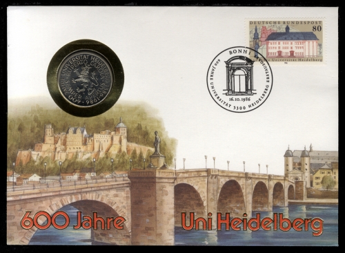 1986, Bundesrepublik Deutschland, 1299 Num, Brief