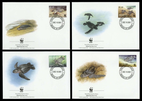 2001, St. Vincent Grenadinen Bequia, 306-09, FDC