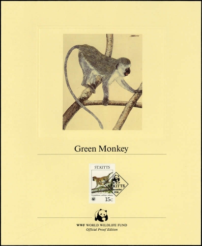 1986, St. Kitts Nevis, 184 KD USA