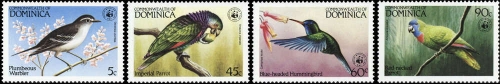 1984, Dominica, 836-39, **