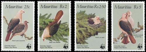 1985, Mauritius, 609-12, **