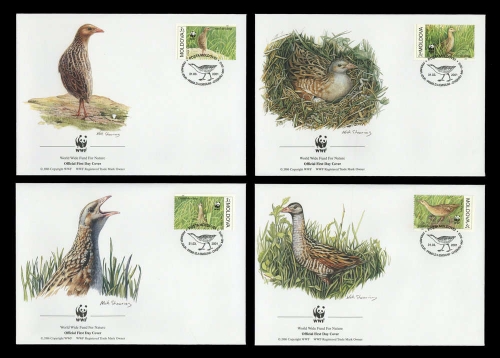 2001, Moldawien, 379-82, FDC