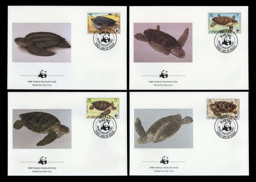 1983, Anguilla, 541-44, FDC