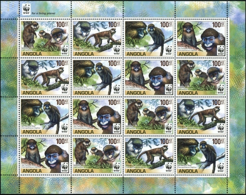 2011, Angola, 1858-61 KB ZD, **