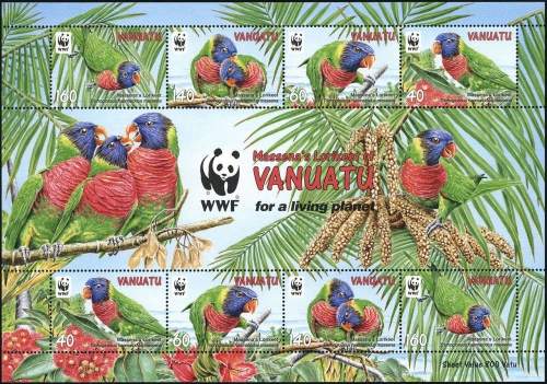 2011, Vanuatu, 1443-46 KB ZD, **