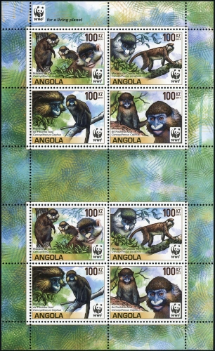 2011, Angola, 1858-61 KB ZD, **