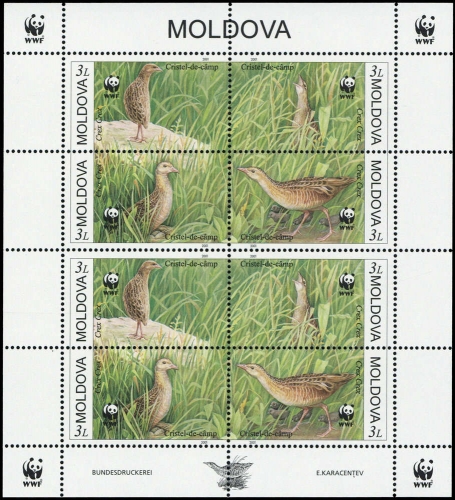 2001, Moldawien, 379-82 KB ZD, **
