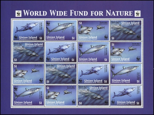 2002, St. Vincent Grenadinen Union Island, 269-72 KB ZD, **