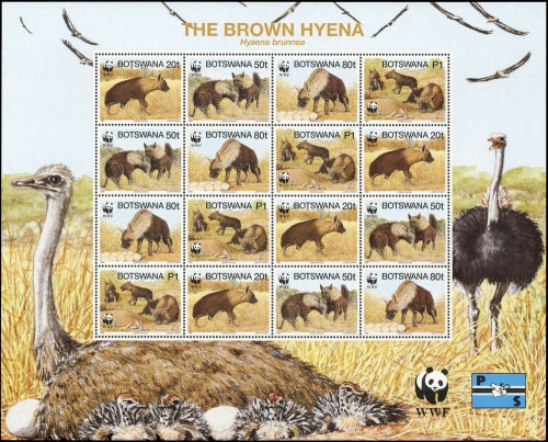 1995, Botswana, 586-89 KB ZD, **