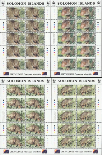 2002, Salomoninseln, 1062-65 KB, **