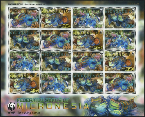 2009, Mikronesien, 2052-55 KB ZD, **