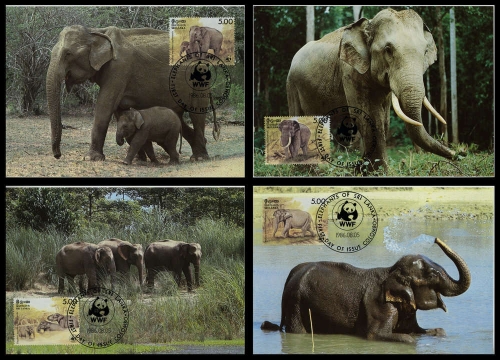 1986, Sri Lanka, 753-56 MK