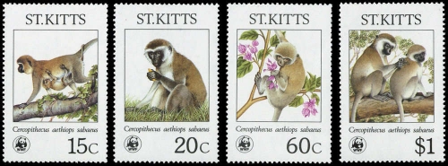 1986, St. Kitts Nevis, 184-87, **