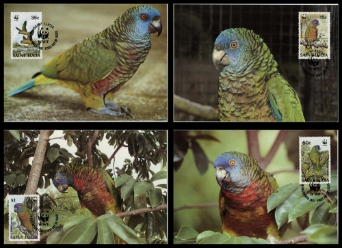 1987, St. Lucia, 909-12 MK